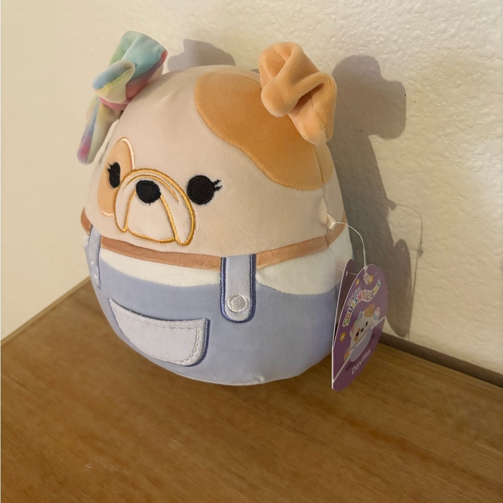 Squishmallows Blue and Tan Stuffed Animal Bear - Picture 4 of 5